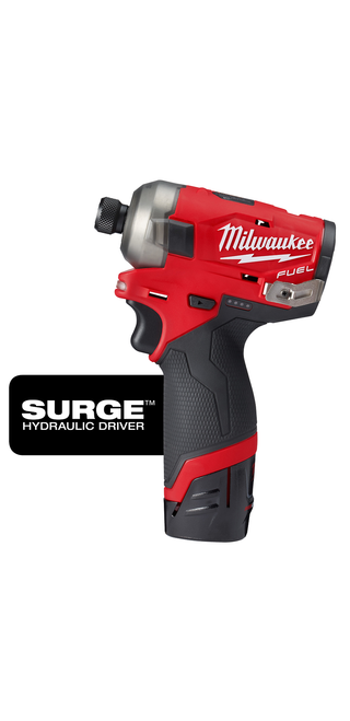 Milwaukee 2551-22 M12 FUEL SURGE 1/4 in. Hex Hydraulic Driver 2 Battery Kit
