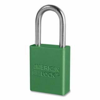 American Lock A1106KAW6000GRN Grn Andzd Al Safety Padlock 1-1/2In Shackle Ka