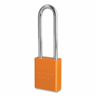 American Lock A1107KAW6000ORJ Orange Andzd Al Safety Padlock 3In Shackle Ka