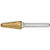 Alfa Tools B71285DTN SL-6 Carbide Burr Taper Cone Radius Double Cut Tin Coated