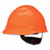 3M 7100239999 Hard Hat H-707Sfr-Uv Hi-Vis Orange 4-Point