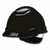 3M 7100240011 Hard Hat H-712Sfv-Uv Black Vented 4-Point