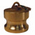 Dixon Valve G100-DP-BR 1" Brass Global Dust Plug