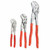 3 PC. PLIERS WRENCH SET6" 7" 10"