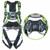 Honeywell Miller ACFW-QCBDP23XG Aircore Wind Turbine Harness Lumbar 2XL/3XL Grn
