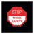 Notrax 194STS35BL 194 Stop Think Safety Vertical 3X5 Black