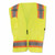 Occunomix LUX-ATRNSM-YS Vest Sol/Mesh 2Tonetapezipper Cl2 Yel S