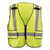 Occunomix LUX-PS-DOR-XL Class 2 Dor Mesh Vest 2" Tape 5 Pt. XL Yel