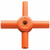 Facom FM-71.1AVSE 4-Way Wrench 6X8 10X12Se 1000V