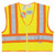 Mcr Safety WCCL2LFRX3 Lime Flame Resist Cls Iipoly Fluores. Safety Lm