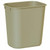 Rubbermaid Commercial FG295500BEIG Wastebasket Small Rect 14Qt/13L Beig (12 EA)