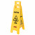 Rubbermaid Commercial FG611477YEL Floor Sign Wet Floor 38In/96Cm Yel
