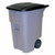 Rubbermaid Commercial FG9W2700GRAY Brute Rollout Container50G/189L Gray