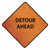 Cortina 07-800-3067 36" Detour Ahead 3017623