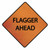 Cortina 07-800-3068 36" Flagger Ahead 3017624