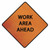Cortina 07-800-3081 36" Work Area Ahead 3017643