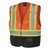 Pioneer V1020251U-S/M 134Bbau Orange Solid Vest