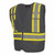 Pioneer V1021170U-XL 6937Au Black Zip Vest Break