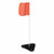 Checkers FS3OST3009 Wrng Whip3'12" Orange Flagplainshort Thread