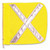 Checkers FS9025-16-Y Wrng Whip Repl Flag16"X16"Yelwht Xnylon Mesh