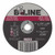 B-Line Abrasives 903-311638 3 X 1/16 B-Line T1 Cutting Wheel A36T 3/8 A.H. (100 EA)