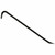 True Temper 1171000 3/4"X30" Fully Painted Gooseneck Wrecking Bar