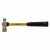 Ampco Safety Tools H-3FG 1.5# Ball Peen Hammer With Fiberglass Handle