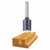 Bosch Power Tools 85229M 9/16" Straight Router Bit 1/4" Shank 2Flt. C.T. (1 BIT)