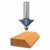 Bosch Power Tools 85597M 45Deg. Chamfer Router Bit 1/2"Shank