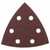 Bosch Power Tools SDTR060 Red Detail Sanding Triangle- 60-Grit (5Pk) (1 PK)