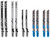 Bosch Power Tools T5002 10-Pc. Deluxe Jig Saw Blade Asst. 2 Ea. T101B (1 AST)