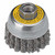 Dewalt DW4910 3"X5/8"-11 Knotted Cup Brush Carbon Stee