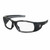 Mcr Safety SR110 Swagger Polished Black Frame Clear (1 Pair)