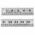 LUFKIN STEEL RULE  TIN  1/16"X1/4"X4"