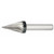 Alfa Tools BH74278 H-245 1" Cone Shape HSS Burr