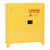 Eagle 1932XLEGS 30 Gallon Fire Cabinet w/ Legs, 1 Shelf, 2 Doors, Manual Close, Tower, Yellow