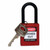 Brady 123324 Nylon Lock 1.5" Kd Red Nylon Shackle
