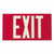 RED PHOTOLUM EXIT SIGN WALL MOUNTED