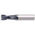 Alfa Tools SC61306AL 9/64 x 3/16 Single End 2 Flute Center Cutting Altin Carbide End Mill