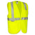 Radians SV2ZGS5X Econ Tpr/Cl2 Solid Safety Vst/Zip-Grn-5X