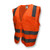 Radians SV8OMXL Standard Tpr/Cl2 Mesh Safety Vest-Org-XL