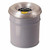 Justrite 26626G 6 Gallon Gray Cease-Fireash & Butt Receptacle