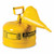 Justrite 7125210 Can Safety W/Fnl T1 2.5Gyel