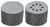 Alfa Tools VDSW51505 5" x 5 A150 Hook & Loop Paper Discs, Silicone Carbide, 100/Box