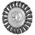Pferd 82154 4" Standard Twist Knot Wheel .020 Cs Wire 5/8-11