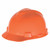 MSA 10034035 V-Gard Vented Hi-Viz Orange Hard Cap 6 Pt Susp