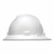 MSA 10204785 Hat Assy V-Gard Ft3 Silver Carbon Dipped