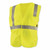 Occunomix ECO-IS-YS Class 2 Solid Vest 2" Tape H/L Close Sm Yel