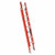 Louisville Ladder FE7216 16" Ext Ladder D Rung Two Section Fiberglass