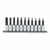 Proto J4770-11 Set Hex Bit 1/4 Drive 11 Pc (1 SET)